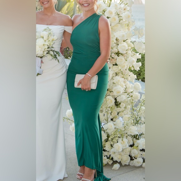 Melani The Label Constantina Dress - Emerald Maxi Dress - Picture 7 of 7